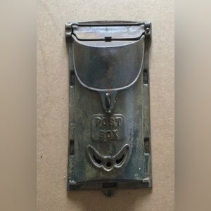 Antique 1900’s Cast Iron Post Box